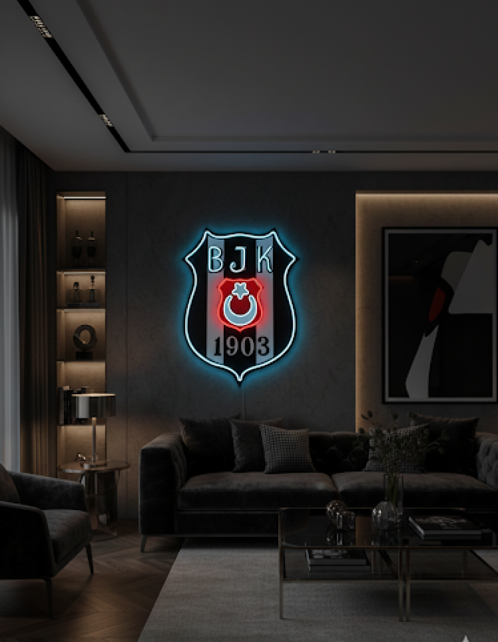 Beşiktaş Neon Logo